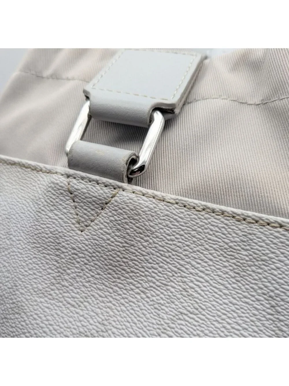 Louis Vuitton Chalk Sling Bag Monogram White Logo